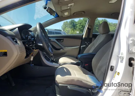 2014 Hyundai Elantra Se from USA, damaged, VIN 5NPDH4AE9EH488161